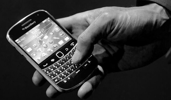 BlackBerry มีส่วนแบ่งการตลาด