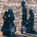 Search Job Wall Work Professions Shadow