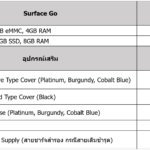 MS Surface Go thai