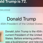 Donal Trump siri
