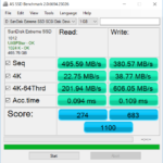 Test SanDisk SSD Port EX 512GB 003 Type C