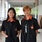 pic นางสาวปวีณา สระทองรัด และนางสาวปวีนุช สระทองรัด