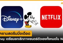 สงครามสตรีมมิ่งเดือด Disney เตรียมยกเลิกภาพยนต์ตัวเองใน Netflix