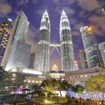 Night view of KLCC