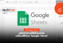 วิธีแรเงาแถว และคอลัมน์บน Google Sheet ช่วยให้ตารางอ่านง่าย