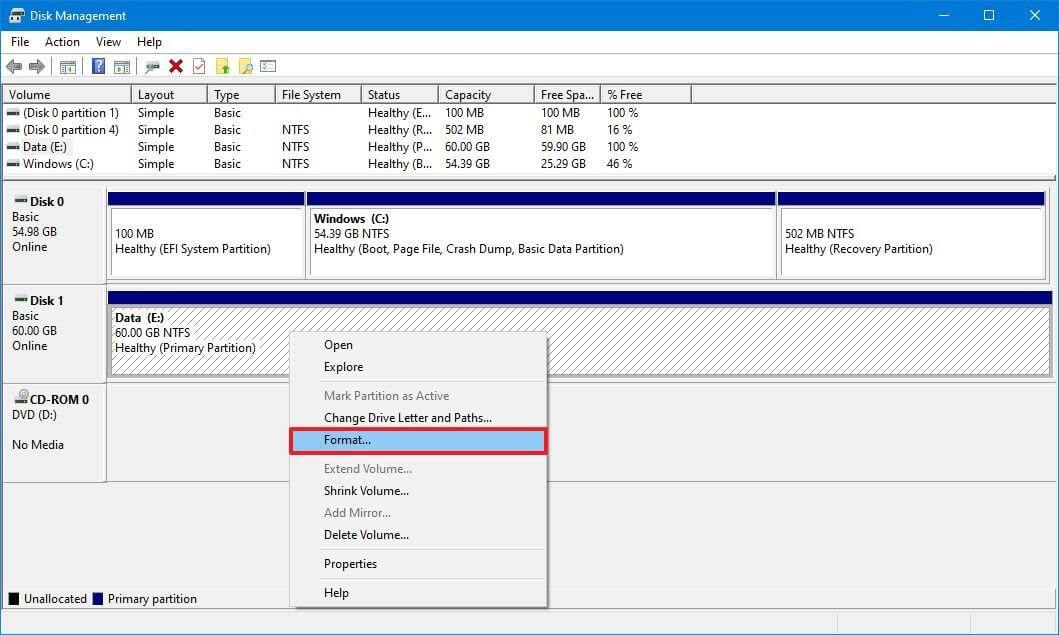 disk formatting utility windows 10 best