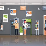 People,Withdrawing,Money,Atm,Cash,Machine,Identification,Surveillance,Cctv,Facial