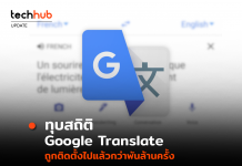 Google Translate แอปยอดฮิตที่ต้องมีติดเครื่อง ถูกติดตั้งไปแล้วกว่าพันล้านครั้ง