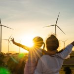 Wind turbines are alternative electricity sources, the concept o