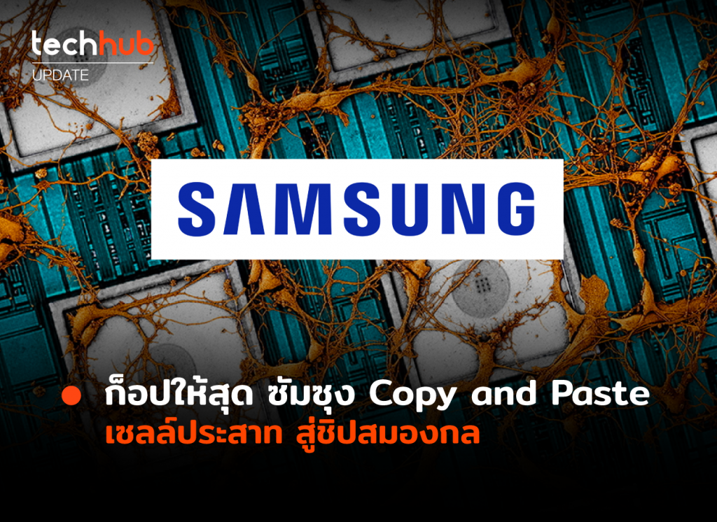 Samsung ผุดแนวคิด Copy and Paste คัดลอก 'ระบบประสาท' สู่ชิปสมองกล