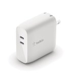 BOOST↑CHARGE™ Dual USB-C PD GaN Wall Charger 68W