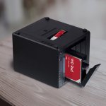 Red HDD and Red NVMe M.2 in enclosure