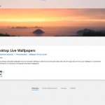 Desktop live wallpaper