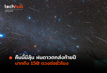 คืนนี้มีลุ้น ฝนดาวตกส่งท้ายปี มากถึง 150 ดวงต่อชั่วโมง