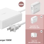 BOOST↑CHARGE™ PRO 4-Port GaN Charger 108W