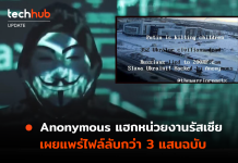 ไม่หยุด Anonymous แฮกหน่วยงานรัสเซีย เผยแพร่ไฟล์ลับกว่า 3 แสนฉบับ Anonymous