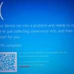 blue screen