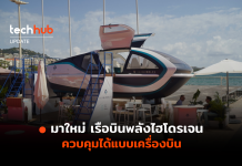 มาใหม่ เรือบินพลังไฮโดรเจน ควบคุมได้แบบเครื่องบิน Seabubbles