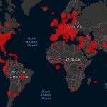 World map of Coronavirus Covid-19 , Covid 19 map confirmed cases report worldwide globally.