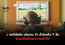 ผลวิจัยยัน เล่นเกม 21 ชั่วโมงใน 7 วัน ช่วยเพิ่มทักษะความเข้าใจ JAMA Network