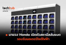 มาแรง Honda เปิดตัว สถานีสลับแบต รองรับมอเตอร์ไซต์ไฟฟ้า