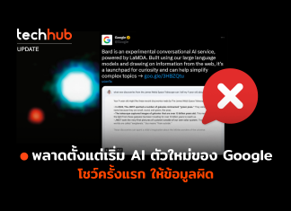 พลาดตั้งแต่เริ่ม AI ตัวใหม่ของ Google โชว์ครั้งแรก ให้ข้อมูลผิด