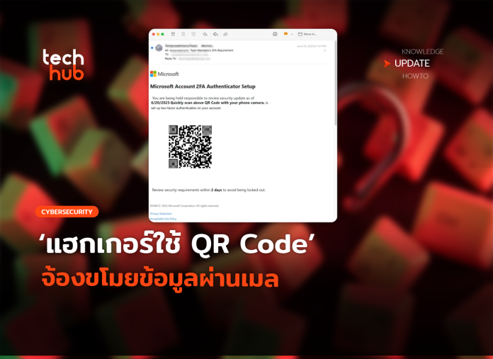 แฮกเกอร์ใช้ QR Code