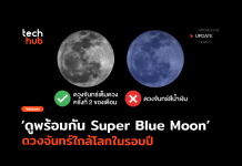 ดูพร้อมกัน Super Blue Moon ดวงจันทร์ใกล้โลกในรอบปี