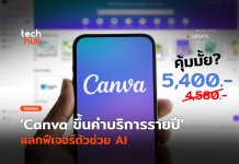 ปรับราคาอีกราย Canva ขึ้นค่าบริการรายปี แลกฟีเจอร์ตัวช่วย AI