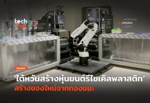 ไต้หวันทำได้ หุ่นยนต์รีไซเคิลพลาสติก สร้างของใหม่จากกองขยะ