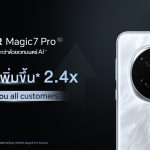 HONOR Magic7 Pro 5G ยอดขายเติบโต 2.4 เท่า