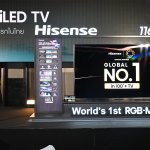 1.Hisense_มิส.คลาร่า ชาง และ UX Series – RGB-MiniLED TV