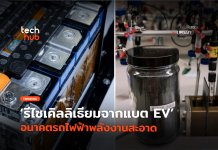 รีไซเคิลแบตลิเธียม