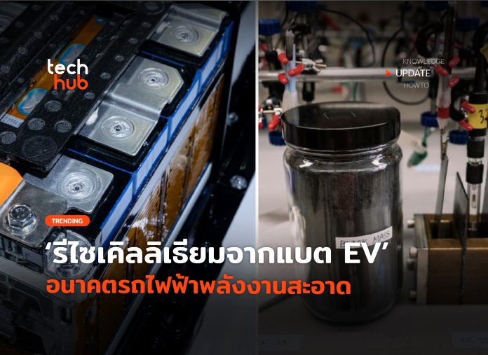 รีไซเคิลแบตลิเธียม