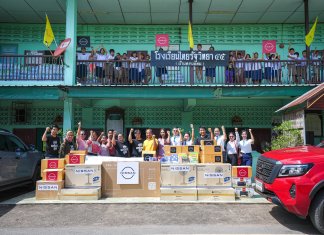 น้ำใจล้นหลังน้ำลด นิสสัน ประเทศไทย ส่งมอบความช่วยเหลือหลังน้ำท่วมใหญ่จังหวัดน่าน