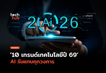 ยังมาแรง 10 เทรนด์เทคโนโลยี ปี 69 AI รันแทบทุกวงการ  เทรนด์เทคโนโลยี