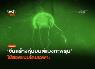 สุดเนียน จีนพัฒนา หุ่นยนต์แมงกะพรุน ได้ฉายาผีใต้น้ำ ใช้สอดแนมโดยเฉพาะ หุ่นยนต์แมงกะพรุน