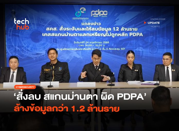 สั่งลบ สแกนม่านตา ผิด PDPA ล้างข้อมูลกว่า 1.2 ล้านราย-36 World ID เก็บข้อมูล