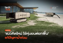 แนวคิดใหม่ ใช้หุ่นยนต์ยกพื้น แก้ปัญหาน้ำท่วม Terranova