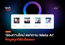 ช่องทางใหม่ แชทถาม Meta AI ข้อมูลถูกใช้ยิงโฆษณา Meta AI