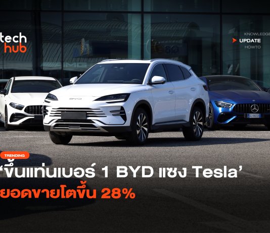 BYD แซง Tesla