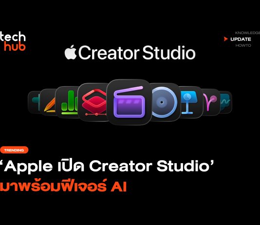 จบในที่เดียว Apple เปิด Creator Studio มาพร้อมฟีเจอร์ AI