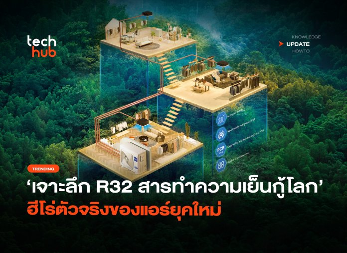 เจาะลึก R32 สารทำความเย็นกู้โลก ฮีโร่ตัวจริงของแอร์ยุคใหม่-14 R32