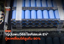 รีไซเคิลแบต EV