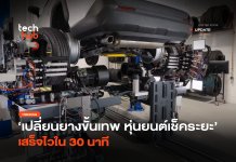 ทำได้ไวกว่าคน หุ่นยนต์เปลี่ยนยาง เสร็จไวใน 30 นาที หุ่นยนต์เปลี่ยนยาง