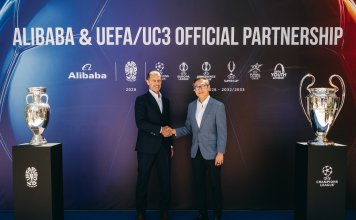 Alibaba Group จับมือ UEFA สนับสนุนการแข่งขันฟุตบอลสโมสรชายยุโรป ระหว่างฤดูกาล 2027/28 – 2032/33 และ UEFA EURO 2028™