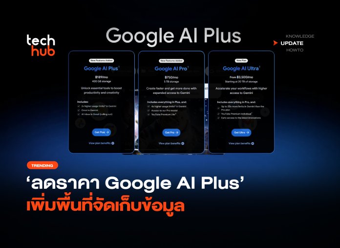 จ่ายถูกลง ลดราคา Google AI Plus เพิ่มพื้นที่จัดเก็บข้อมูล-42
