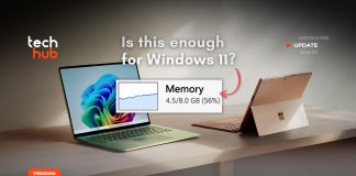 RAM 8GB กับ Windows 11