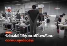 เสื้อผ้าอัจฉริยะใส่เองได้