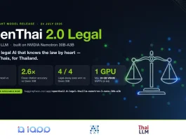 iApp Technology เปิดตัว OpenThai 2.0 Legal โมเดล AI กฎหมายไทย